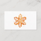 Baby shower met kerstkoekjes, luidere Raffle Ticke Visitekaartje (Achterkant)