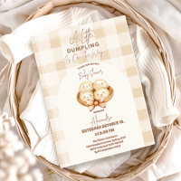 Baby shower met kleine duimbepaling