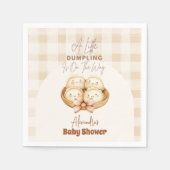 Baby shower met kleine duimbepaling servet (Voorkant)