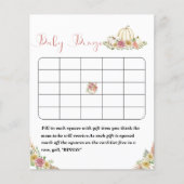 Baby shower met kleine pompoenPapierblad (Voorkant)