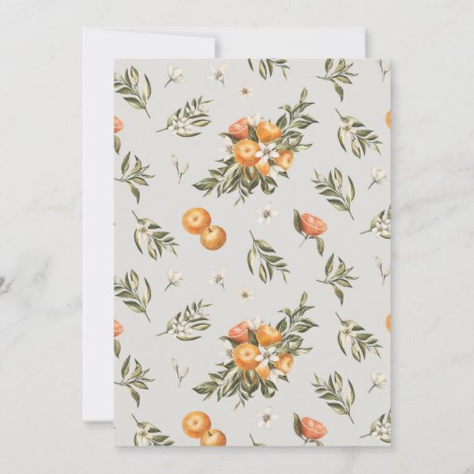 Baby shower met kleine snijtanden of met meerdere  kaart (Achterkant)