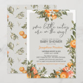 Baby shower met kleine snijtanden of met meerdere  kaart (Voorkant / Achterkant)