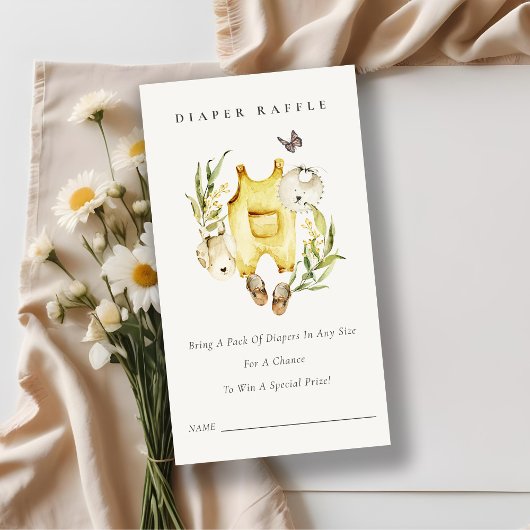 Baby shower met lakleder van leder informatiekaartje