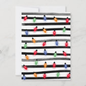 Baby shower met lelijke kerstkeuken kaart (Achterkant)