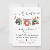 Baby shower met lelijke kerstkeuken kaart (Voorkant)