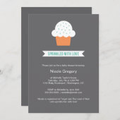 Baby Shower | Met liefde besproeid Kaart (Voorkant / Achterkant)