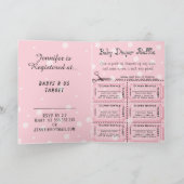 Baby shower met luidere Raffle-uitnodiging (Binnen)