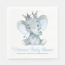 Baby Shower met olifant voor jongetje
