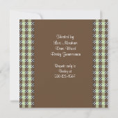 baby shower met paarden in Green Play Kaart (Achterkant)