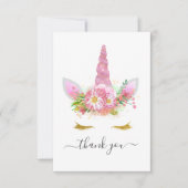 Baby shower met platte korrels bedankkaart (Voorkant)