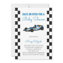 Baby Shower met raceauto thema
