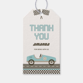 Baby shower met racksnelheid - Dank u Label Cadeaulabel