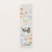 Baby shower met reisthema | Bedankt Opmerking Kaart (Buitenkant ongevouwen)