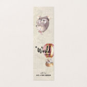 Baby shower met reisthema | Bedankt Opmerking Kaart (Buitenkant ongevouwen)