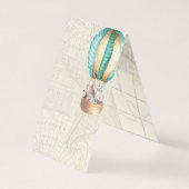 Baby shower met reisthema | Bedankt Opmerking Kaart (Achterkant)