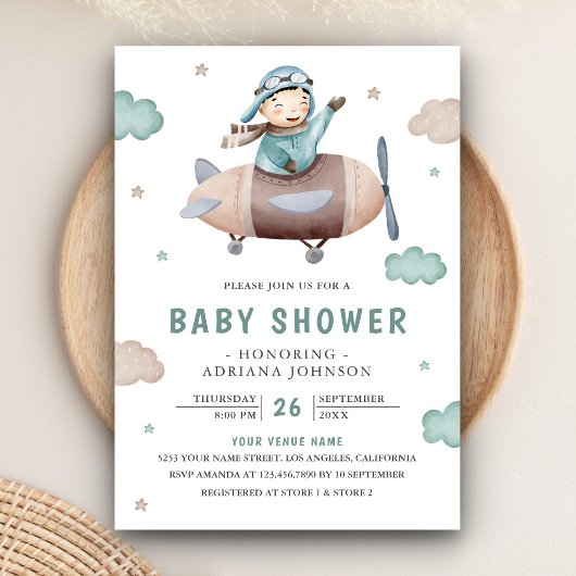Baby shower met -retroflector-gecertificeerde pilo kaart