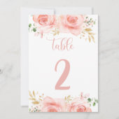 Baby shower met roze en goudmeisjes (Voorkant)