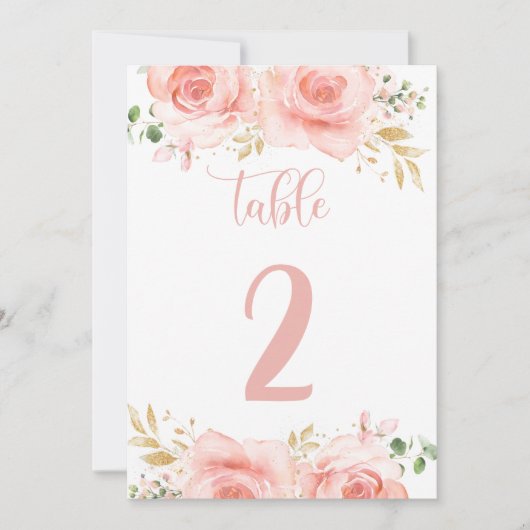 Baby shower met roze en goudmeisjes (Voorkant)