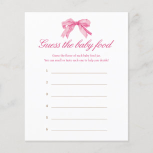 Baby Shower met Roze Lintje Raad het Babyvoedsel S