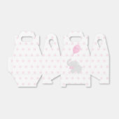 Baby shower met snoepdoos Roze Bedankdoosjes (Uitgevouwen)