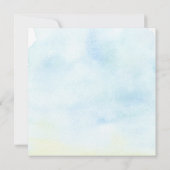 Baby shower met snotsnoerboten kaart (Achterkant)