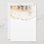 Baby shower met tropisch strand Exotic Palm Leaves Kaart (Achterkant)