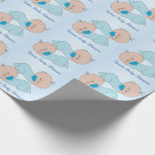 Baby shower met twee babydozen cadeaupapier (Hoek)