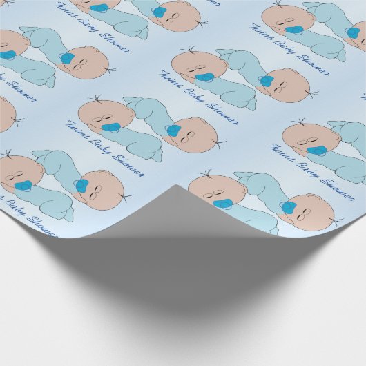 Baby shower met twee babydozen cadeaupapier (Hoek)