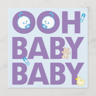 Baby shower met twee bakken kaart