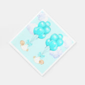 Baby shower met twee bakken servet (Hoek)