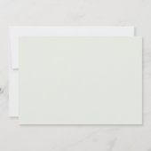 Baby shower met twee bakken voor groene en goudvul kaart (Achterkant)