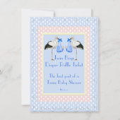 Baby shower met twee dozen kaart (Voorkant)