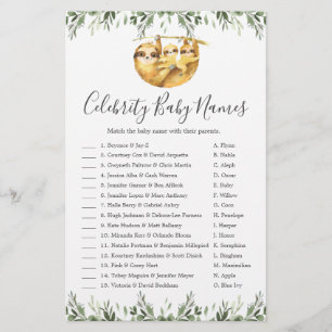 Baby shower met twee sleuven