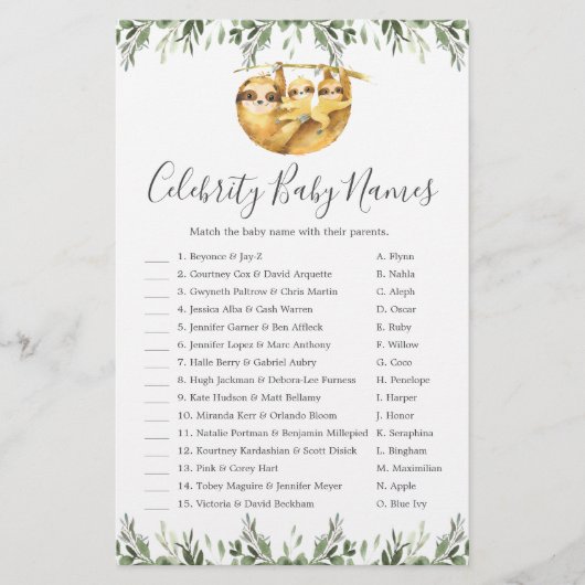 Baby shower met twee sleuven (Voorkant)