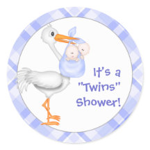 Baby shower met twee stralen
