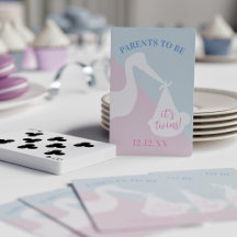 Baby shower met twee streepjes