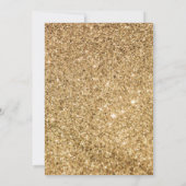 Baby shower met vlindergoud kaart (Achterkant)