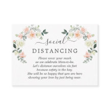 Baby shower met whimsical Blush White Flowers - Ge