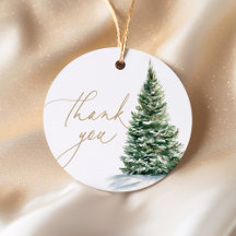 Baby shower met winterkerstbomen