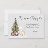 Baby shower met winterkerstmis kaart (Voorkant)