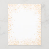 Baby shower met witte glitter (Achterkant)