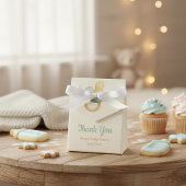 Baby shower met zachte Waterverf Bedankdoosjes