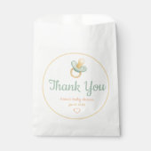 Baby shower met zachte Waterverf Bedankzakje (Voorkant)