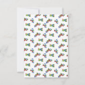 Baby Shower met Zoete Bessen Bedankkaart (Achterkant)
