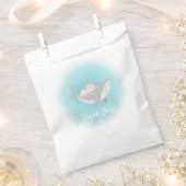 Baby shower met zoete haaien bedankzakje (Geknipt)