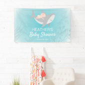 Baby shower met zoete haaien spandoek (Insitu)
