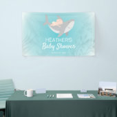 Baby shower met zoete haaien spandoek (Beurs)