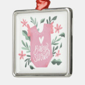 Baby shower metalen ornament (Links)