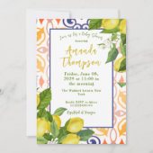 Baby shower Middellandse Zee Lemon Main Squeeze Kaart (Voorkant)