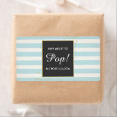 Baby shower Mini Champagne Label Boy (Insitu)